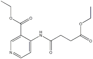 ethyl 4-[(4-ethoxy-4-oxobutanoyl)amino]pyridine-3-carboxylate